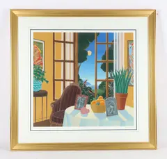 Untitled by Thomas McKnight, Serigraph "Open Window", sold Apr 2025