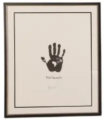 Right Hand" lithograph from the "Impressions of Mandela by Nelson Mandela, lithograph on paper, sold May 2025