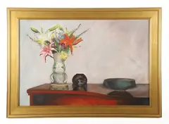 PA artist by Carol Horgan Lesher, oil on canvas, sold May 2025