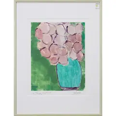 Oh by Arthur Krakower, monotype, sold Jul 2022