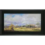 Untitled by Oleg Ulitskiy, oil on masonite, sold Jul 2022