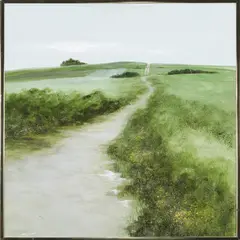 Untitled by Lawrence K. Miller, oil on artist board, sold Jul 2022