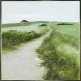 Untitled by Lawrence K. Miller, oil on artist board, sold Jul 2022