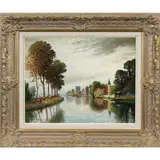 Untitled by Léon-Jean Giordano di Palma, oil on canvas, sold Jul 2022