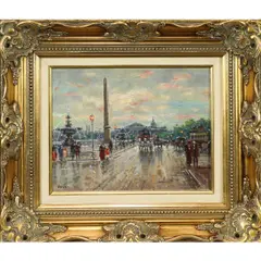 Untitled by André Boyer, oil on canvas, sold Jul 2022