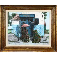 Untitled by Andre Andreoli, oil on canvas, sold Jul 2022