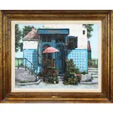 Untitled by Andre Andreoli, oil on canvas, sold Jul 2022