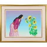 Untitled by R. C. Gorman, lithograph, sold Jul 2022
