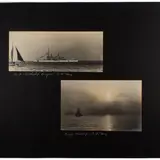 U.S Battleship Oregon by Willard Elmer Worden, gelatin silver prints, sold Aug 2022