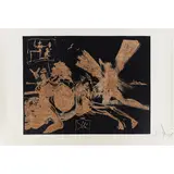 Face in the Windmill by Salvador Dalí, 1965, lithograph, sold Aug 2022