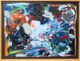 Sweet Treat/Gâterie Sucrée by Ross Bishop, acrylic on canvas, sold Jul 2025