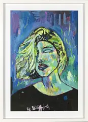 Portrait of a Woman by Brendan Botha, oil on board, sold Dec 2023
