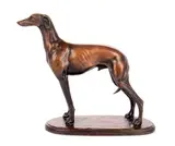 Greyhound by Carlos Neto, bronze, sold Dec 2023
