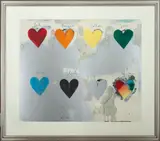 Untitled by Jim Dine, 1970, lithograph, sold Jun 2024
