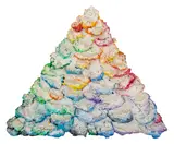 #50 by Elfi Schuselka, Acrylic Wall Sculpture, sold Jun 2024