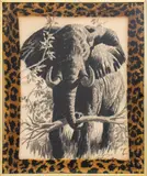 Elephant by Arthur Sarnoff, Charcoal on Paper, sold Jun 2024