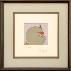 Psychedelic Head by Peter Max, 1960s, Lithograph in colors on Paper, sold Jun 2024