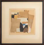 Abstract Composition by Gigi Ford, 1962, Collage on Paper, sold Jun 2024