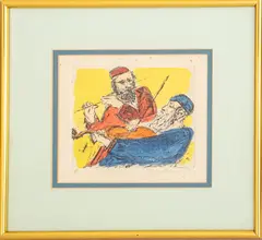 Untitled by Ira Moskowitz, Etching, sold Jun 2024