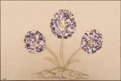 Beach Flowers by David Langdon, Mixed Media on Board, sold Jun 2024