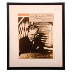 Untitled by Josef Kazimierz Hofmann, photograph of the pianist, sold Sep 2026