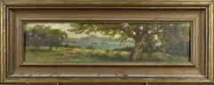 Untitled by Robert Melvin Decker, oil on canvas, sold May 2023