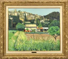 Untitled by Michel Dureuil, oil on canvas, sold May 2023
