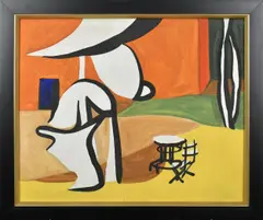 Untitled by Roland Dorcely, oil on canvas, sold May 2023