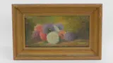 still life of flowers by Herbert A. Fish, oil on canvas, sold May 2024
