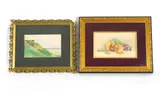 Untitled by Lilian F. Wilbur, watercolor, sold May 2024