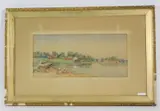 Untitled by Edward R. Sisson, watercolor, sold May 2024