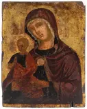 Griechisch-venezianisch, 18.Jh by Gottesmutter "Madre della Consolazione", tempera, sold Jun 2023