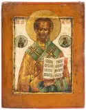Russisch, 19.Jh by Hl. Nikolaus, tempera, sold Jun 2023