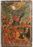 Griechisch, 19.Jh by Entschlafen der Gottesmutter, tempera, sold Jun 2023