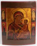 Russisch, 19.Jh by Gottesmutter von Tichwin, tempera, offered Jun 2023