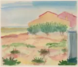 Landschaft by Louis Moilliet, watercolor, offered Jun 2023