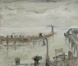 Hafen in Rorschach by Varlin, 1941, oil on canvas, offered Jun 2023