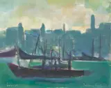 Istanbul by Carl Walter Liner, watercolor, offered Jun 2023