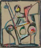 L'Eternel féminin by Serge Brignoni, 1990, mixed media, offered Jun 2023