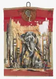 Der Elefant by Rolf Knie, 2009, mixed media, sold Jun 2023