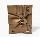 Ohne Titel by Friedrich Brütsch, 1974, bronze, sold Jun 2023