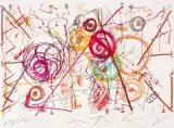 Hommage à la Tour Eiffel by Jean Tinguely, 1989, color lithograph, sold Jun 2023