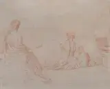 Après midi d'été by Édouard John Ravel, chalk, offered Jun 2023