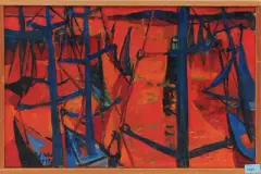 Cannes III by Rolf Dürig, 1949, oil on canvas, offered Jun 2023