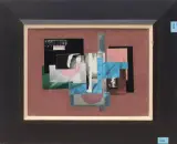 Untitled by Hans Gerber, 1963, collage, sold Jun 2023