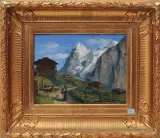 Am Dorfbrunnen by Hodel, Ernst Ii., 1902, oil on canvas, offered Jun 2023