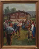Schwinget by Hodel, Ernst Ii., oil on board, offered Jun 2023