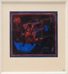 Figuren by Hans Rudolf Strupler, mixed media, sold Jun 2023