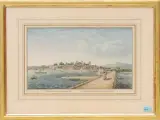 Rapperschwyl am Zürich See by David Alois Schmid, aquatint, sold Jun 2023