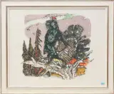 Auerhahn by Alois Carigiet, 1972, color lithograph, sold Jun 2023